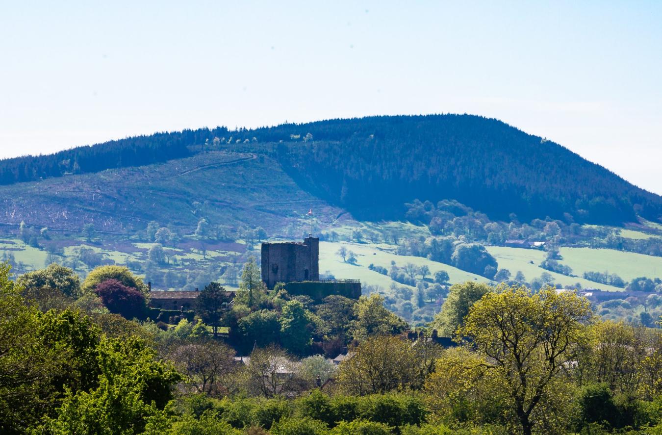 Clitheroe Castle Framed Against Kemple End Scaled